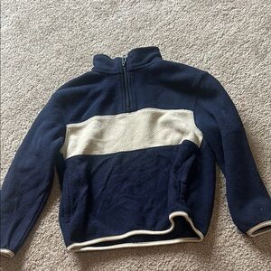 Navy and Cream Boys’ Old Navy Fleece